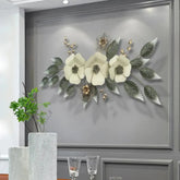 Botanical-inspired metal wall art